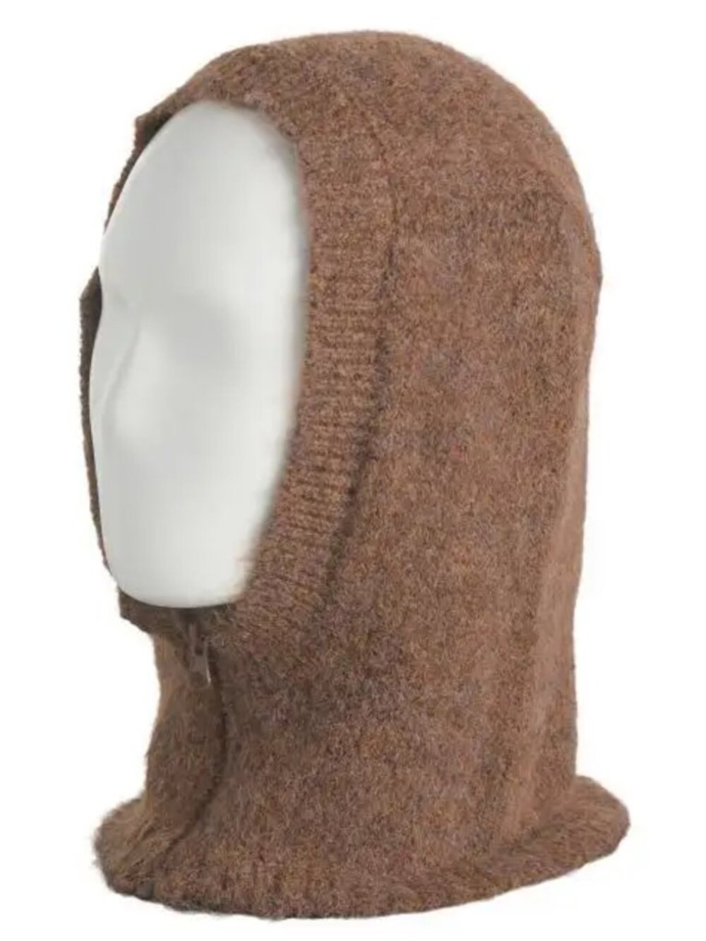 NWT Wilt Brand Women's Brown Knit Hood With Zipper